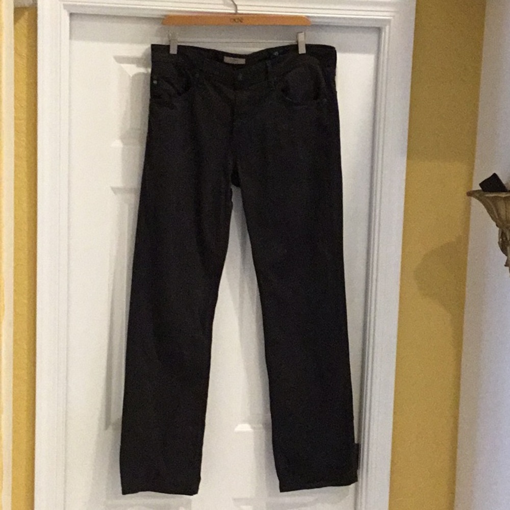 Ag Adriano Goldschmied Black “Protege” Straight Leg Jeans